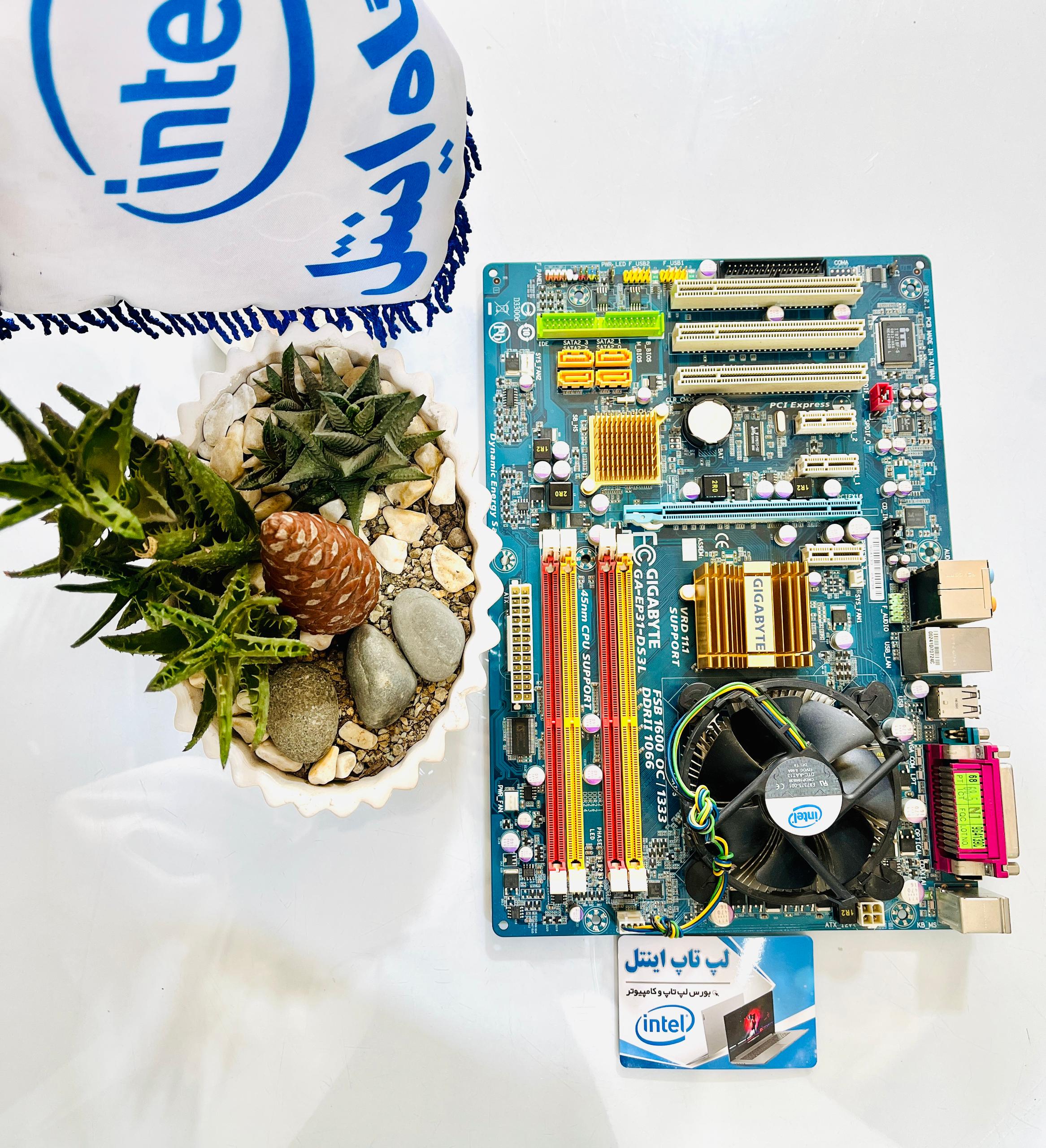 مادربرد GIGABYTE GA-EP31-DS3L/DDR2/استوک