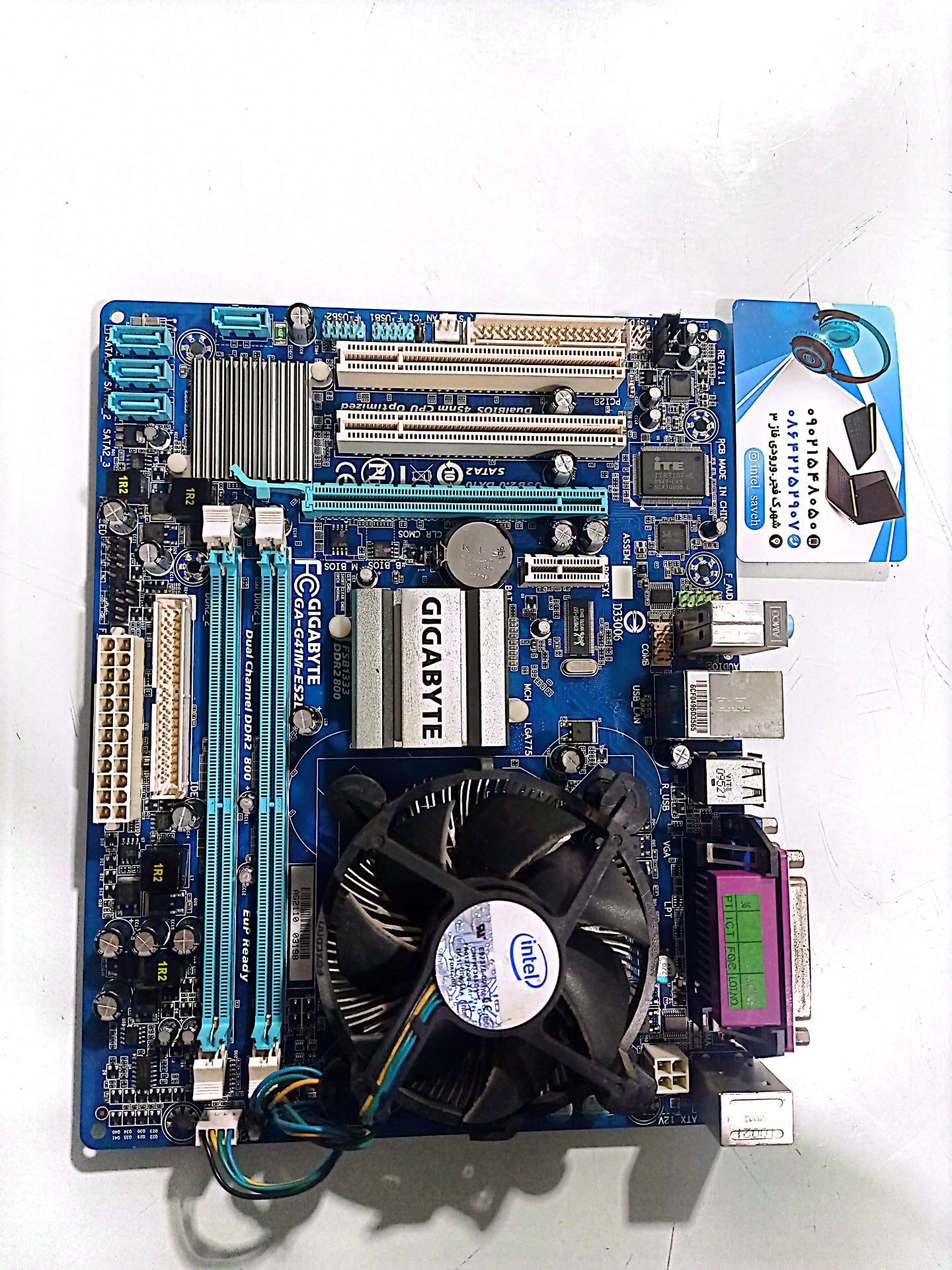 باندل مادربرد GIGABYTE GA- G41M-ES2/DDRاستوک/2