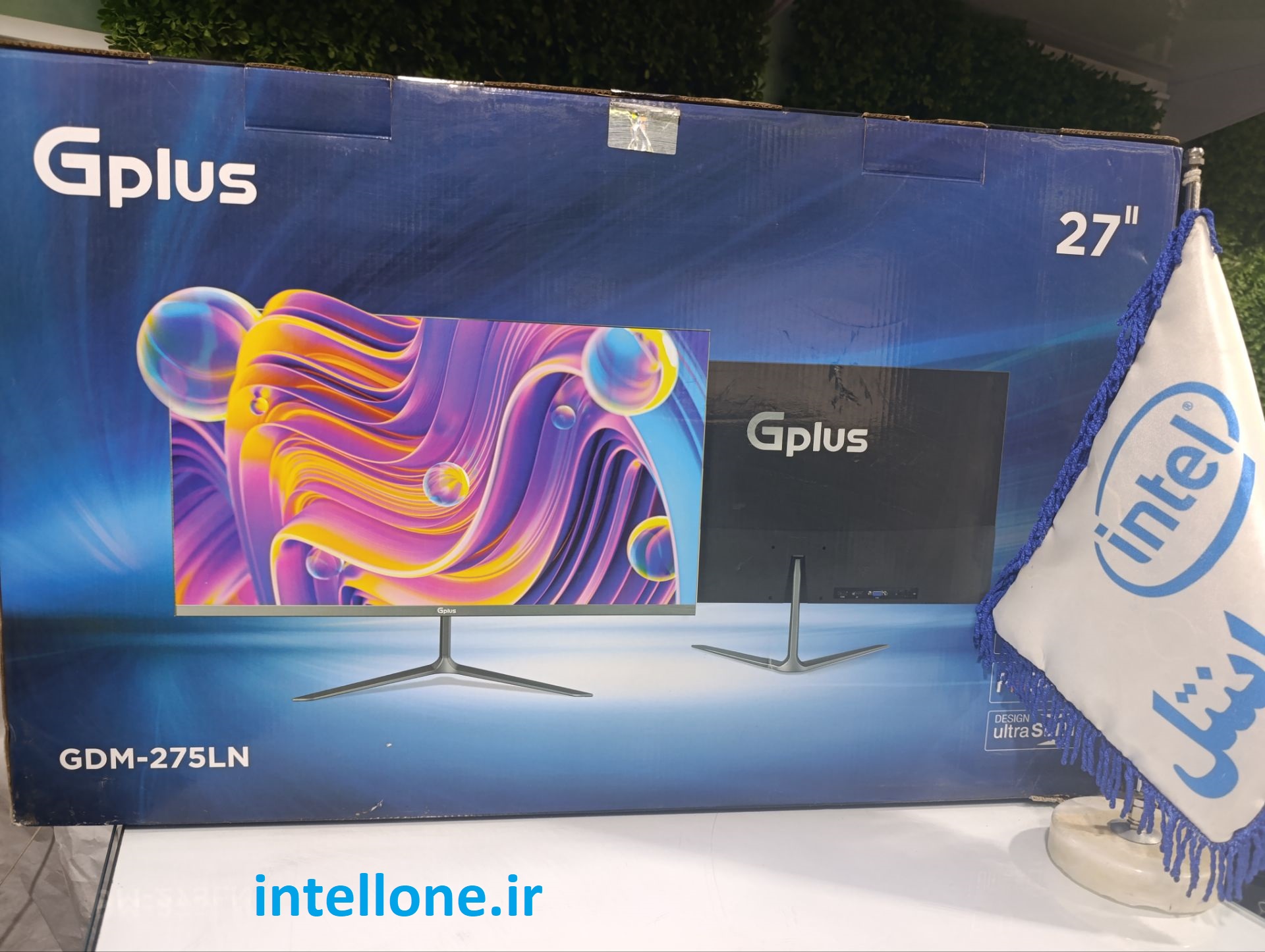 مانیتور(استوک) جی پلاس مدل GDM-275LN سایز ۲۷ اینچ IPS Full HD با نرخ تازه‌سازی ۷۵ هرتز